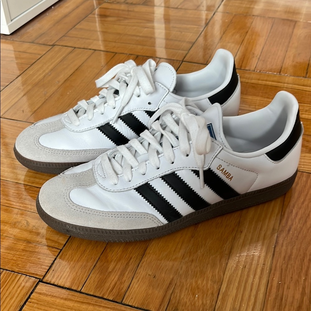 Adidas White and Black Sneakers